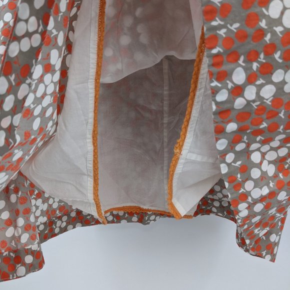 Anthropologie Girls from Savoy Apple Print Skirt - Picture 3 of 8